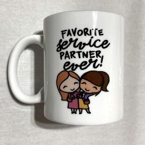 Cup “Favorite service partner ever” 1 piece Best-friend mug